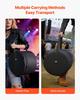 5-Piece Drum Case Set, 600D, Padded Drum Bags for Bass, Tom, and Snare, Thick Padding, Lightweight Protective Covers, Travel Storage Cases with