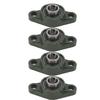 4PCS Pillow Block Bearings UCFL205 Thickened Outer Spherical Metal Bearing Block with Screws
