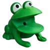 Green Plastic Sponge Holder for Kitchen Counters, Freestanding Animal Design With Open Front Compartment for Daily Storage Near Sink