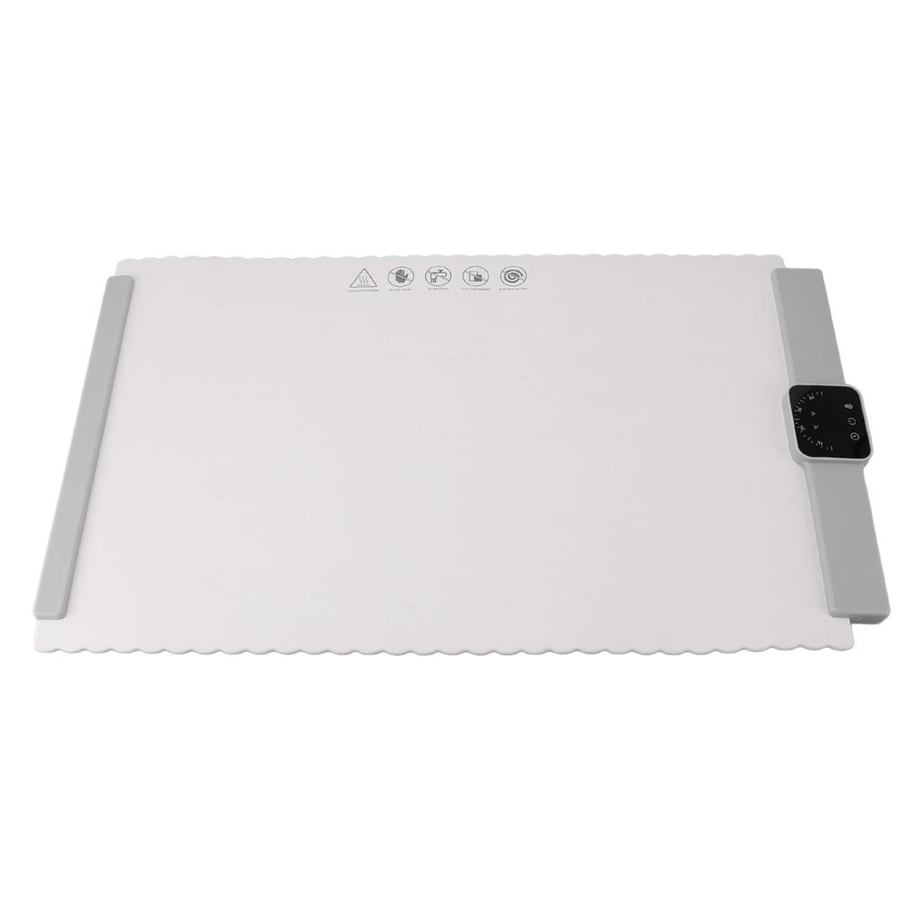 Elektrische Warmhalteplatte 10s Schnelles Aufheizen 5 Temperatureinstellungen 4 Timer Digitalanzeige Aufrollbar Lebensmittel