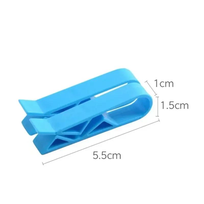 50/2Pcs Waste Bin Fixed Clip Kitchen Snack Bags Sealing Clamp Trash Garbage Bag Clips Anti-Slip Holder Household Storage Tools