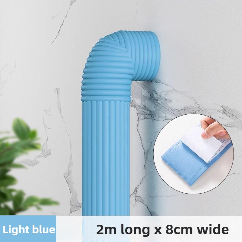 2M Winter Thermal Foam Insulation Tape for Water Pipes Self-adhesive Anti-freezing Anti-collision Protective Strip for Outdoors