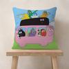 Cartoon Barbapapa CUTE  Cushion Cover Car Throw Pillow Case For Sofa Car Christmas Gift 40x40cm 45x45cm