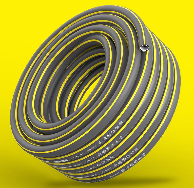 

Four Seasons High-Pressure Water Hose: Sun & Wear Resistant, Soft, Ideal for Gardens & Car Wash