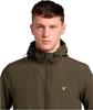 Veste demi-saison à capuche zippée Lyle & Scott (JK464V) olive