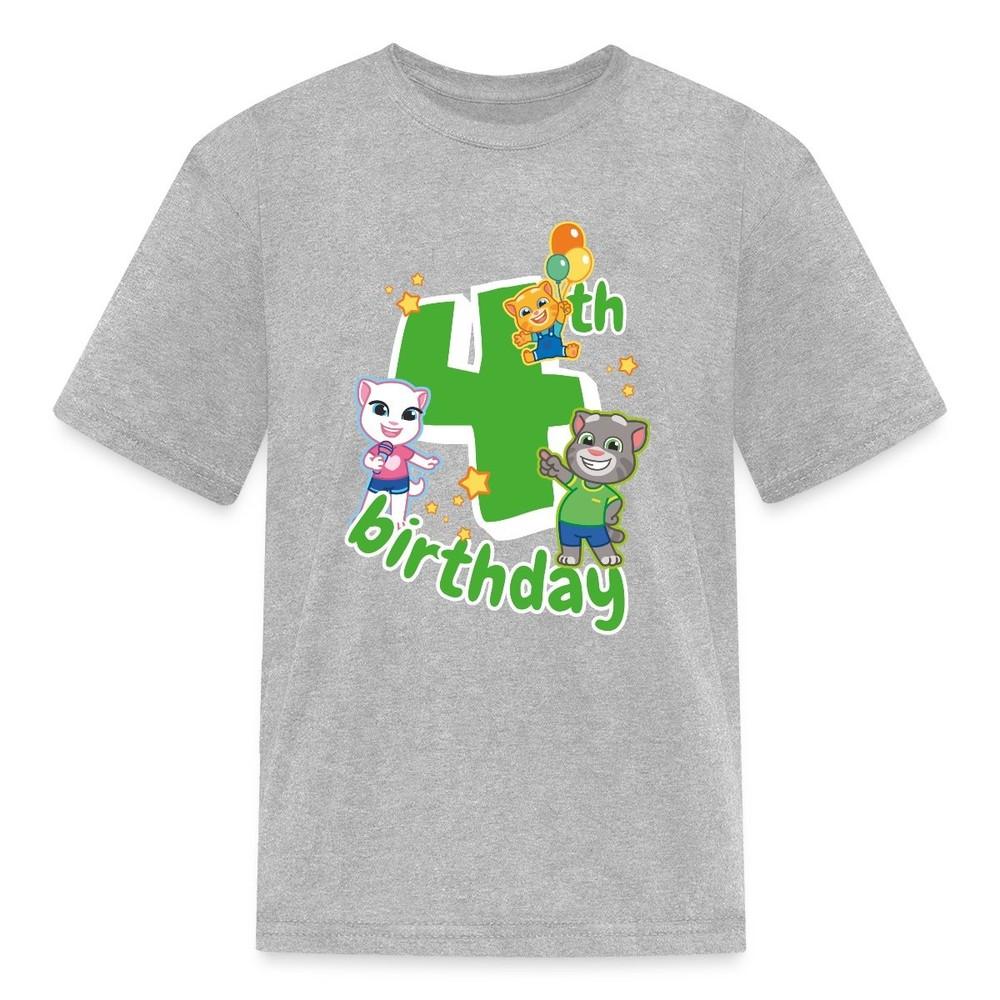 

Talking Tom and Friends 4th Birthday Kid s T-Shirt M