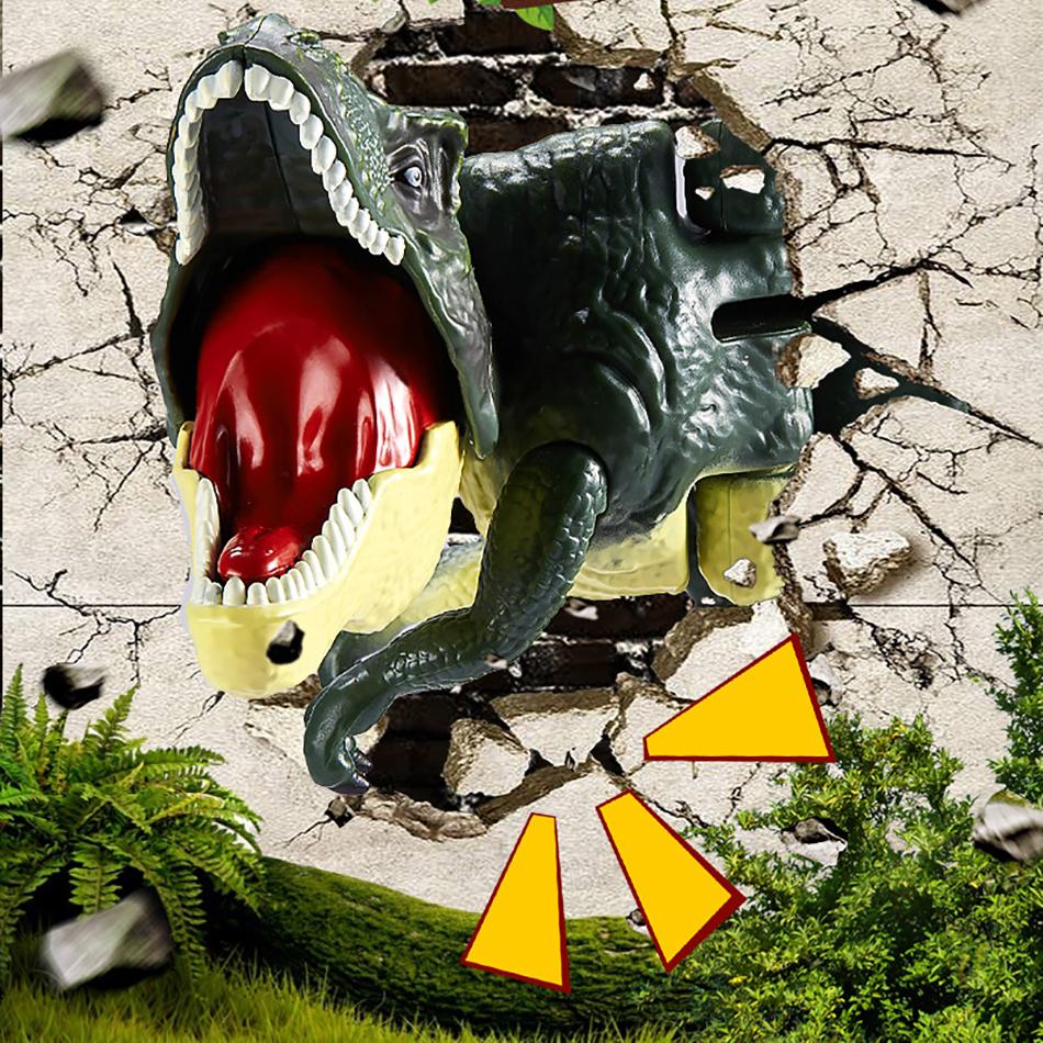 Zabawny Dźwięk Za Za Dinozaur Dzieci Dekompresja Zabawka na Baterie Ręcznie Obsługiwana Teleskopowa Huśtawka Dinozaur Zabawka Fidget dla Dzieci Prezent