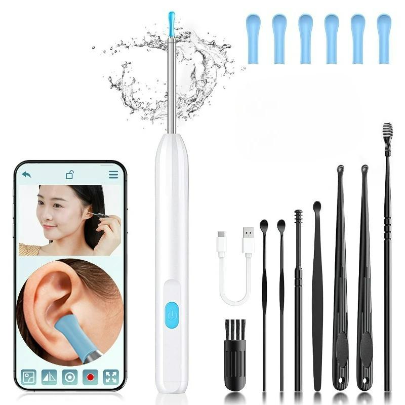 Smart Visual Ear Camera HD1080P 3.5MM WIFI Ear Pick Waterproof Ear Cleaner Endoscope Digital EarsWax Removal Tool EarsSpoon Case