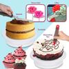 73 pcs Cake Decorating Supplies Professional Cupcake Decorating Kit Baking Supplies Rotating Turntable Stand Piping Bags and Tips Set Icing Spatula