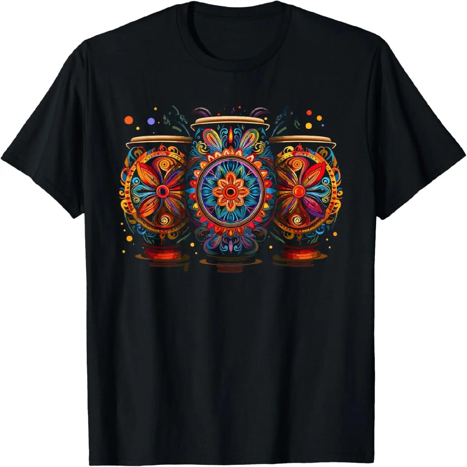 Vintage Drum Kit T-Shirt S
