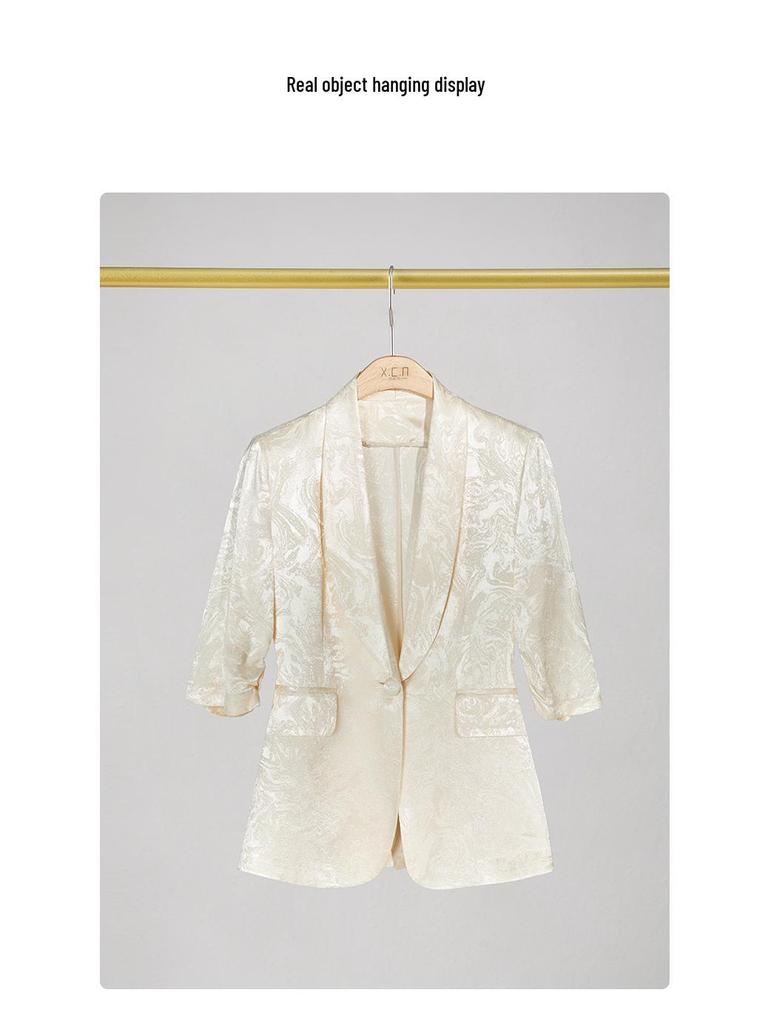 Xiangchun Bird Women's High-End Short-Sleeve Suit Set - Summer Professional Wear