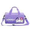 Bolsa Cilindro Fitness com Estampa de Desenho Animado Caçadores de Bruxas KPOP Bagagem Bolsa de Mão Esportiva Bolsa de Viagem