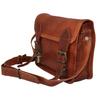 Handmade Small Leather Satchel Bag iPad Bag Office Bag Gift for Men and Women Distressed Shoulder Bag
