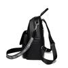 Backpack Travel Bag PU Large Capacity Commuter Bag Women Multifunctional Shoulder Bag