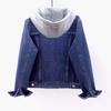 Denim Jacket Women's Fleece Thickened Autumn and Winter New Versatile Loose Thickened Cotton Clothes