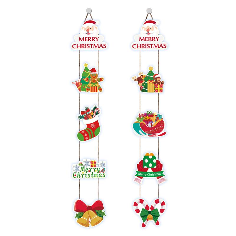 Christmas letter flag decoration shopping mall party scene holiday banner Christmas flag hanging flag ornaments