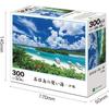 EPOCH 300 Piece Jigsaw Puzzle Okinawa Ishigaki Island Blue Sea 26x38cm with Glue and Tool