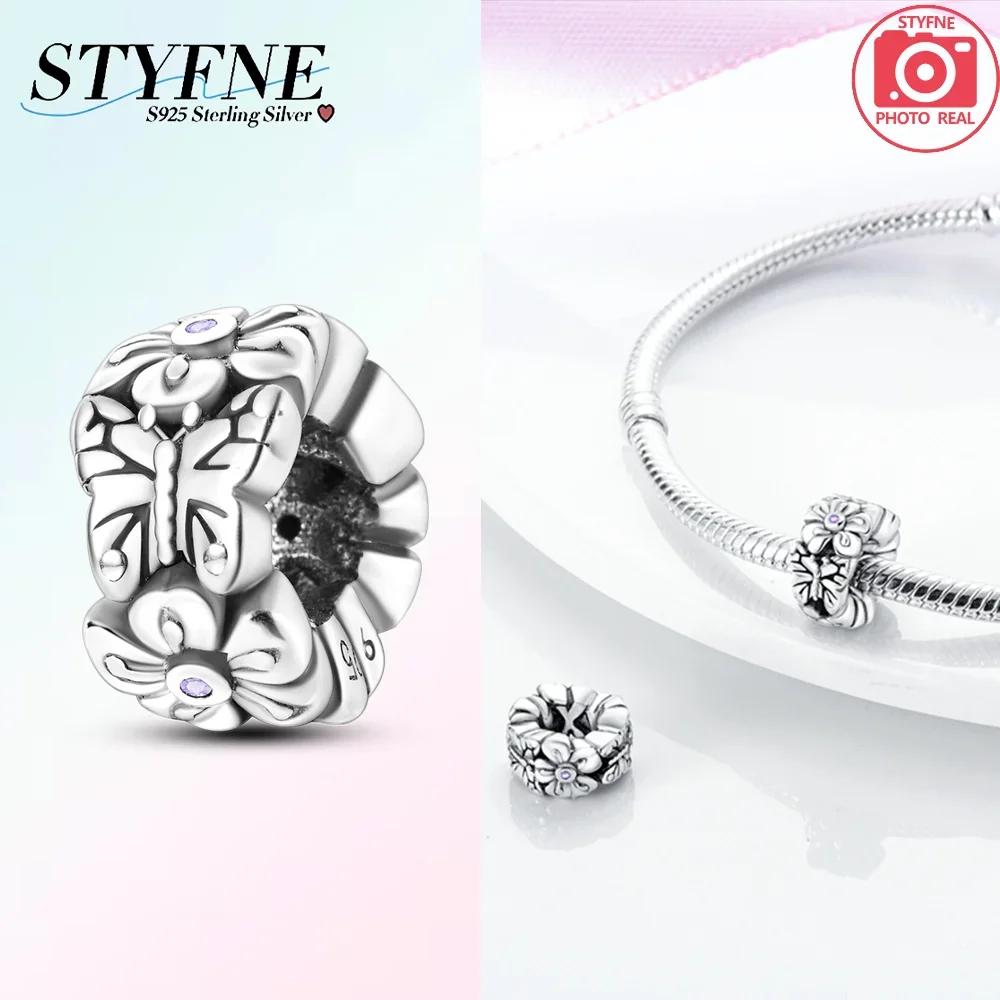 

Copper Blue Pink Fantasy Butterfly Series Beads Pendant Fit Bangle Charms Bracelet Diy Women Original Jewelry