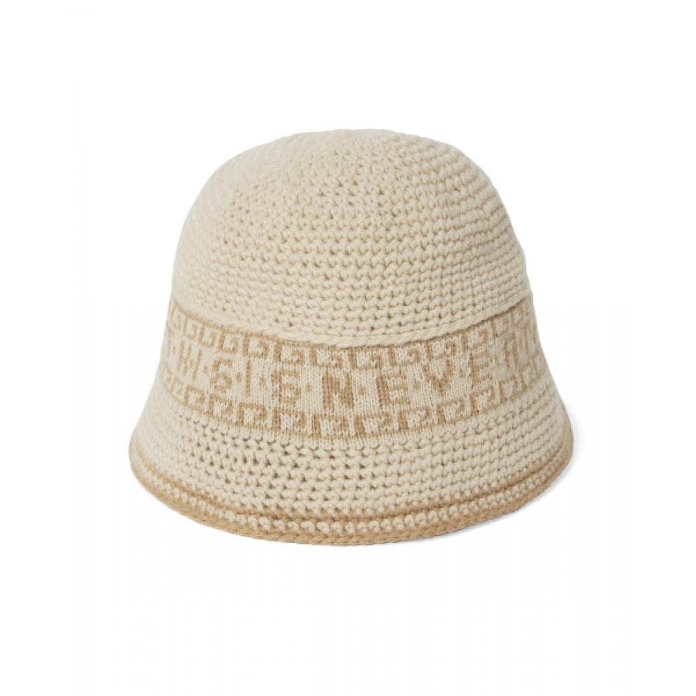 ThisisnevertHat Crochet Bucket Hat Ivory F