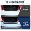 Hcilloend Rear Bumper Step Guard Protector Cover for Fiat Trunk Step Guard Made of Easy Custom Car Supplies 500, TPE, Flexible, Abrasion-Resistant,