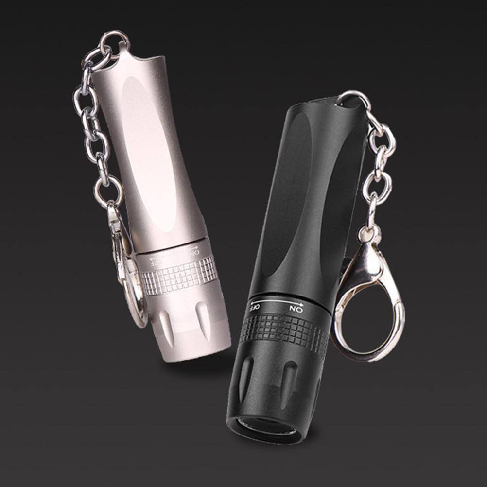 Keychain Flashlight Pocket Waterproof Bright Flashlight For Indoor Outdoor Reading Walking Camping Hiking