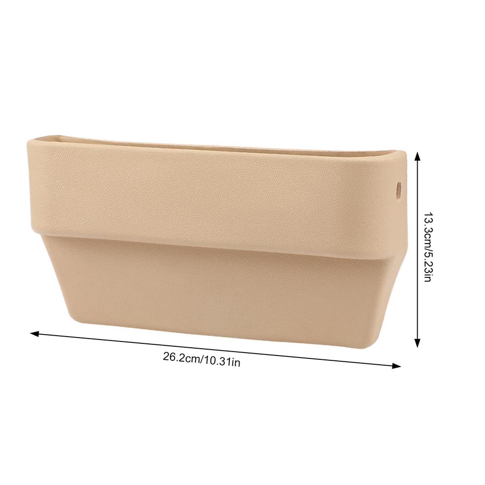 

Seat Crevice Filler Seat Side Storage Passenger Side Driver Side Storage Organizer Car Crevice Filler Multifunctional Car Seat бежевый