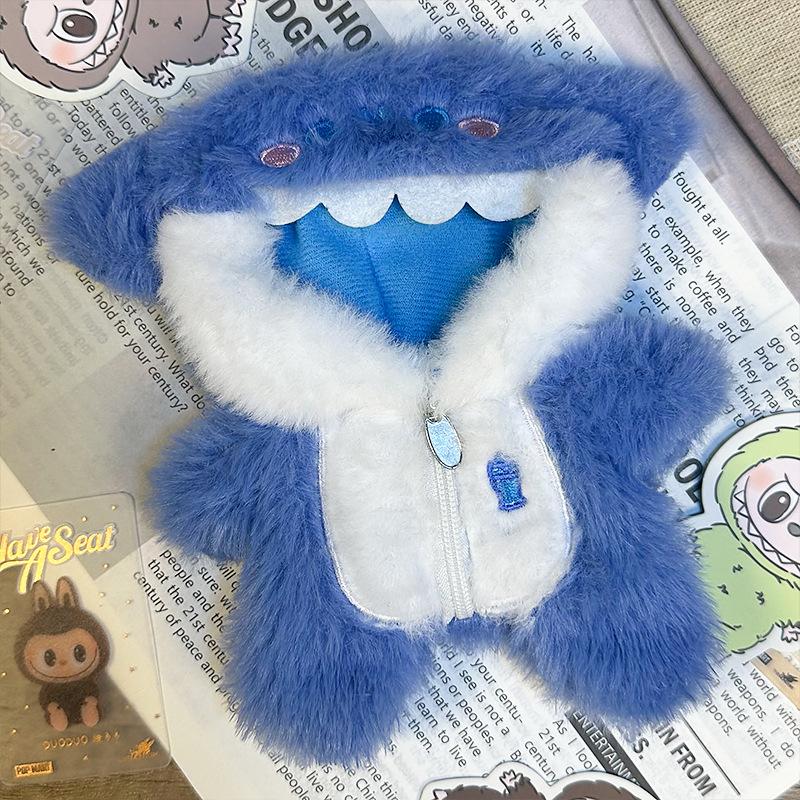 17cm Cute Mini Plush Doll'S Clothes Outfit Accessories for Labubu Dolls Animal Style DIY Doll Clothes Accessories