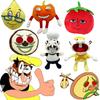 Pizzaturm Peppino Plüschtiere Niedlicher Cartoon Ms.Lemons und Mr.Tomatos Gefülltes Kissen Wohndekoration Plüschpuppen Weihnachtsgeschenk