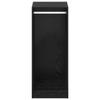 Wardrobe with Shelf Black Oak Effect 41 x 48 x 102 cm