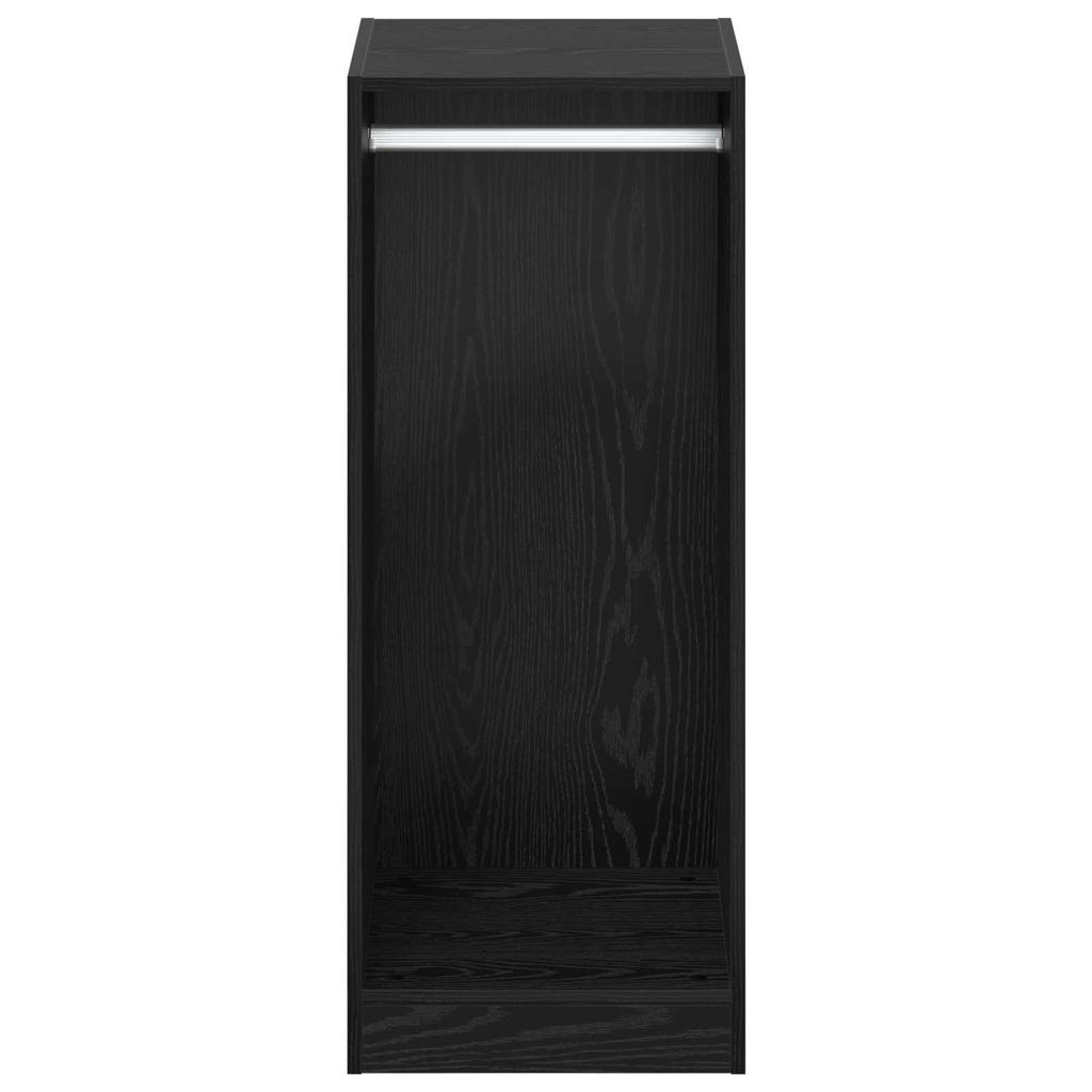 Wardrobe with Shelf Black Oak Effect 41 x 48 x 102 cm