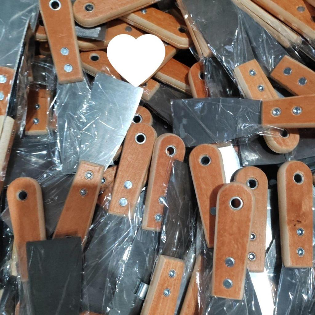 Multifunktionell Trähandtag Förtjockad Spackelspade och Skrapa