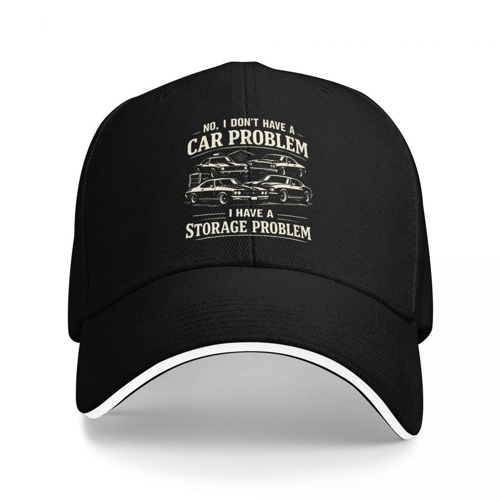 Casquettes de Baseball Drôles Non Je N'ai Pas de Problème de Voiture J'ai un Problème de Rangement Casquette Amusante Unisexe Chapeaux de Printemps d'Extérieur