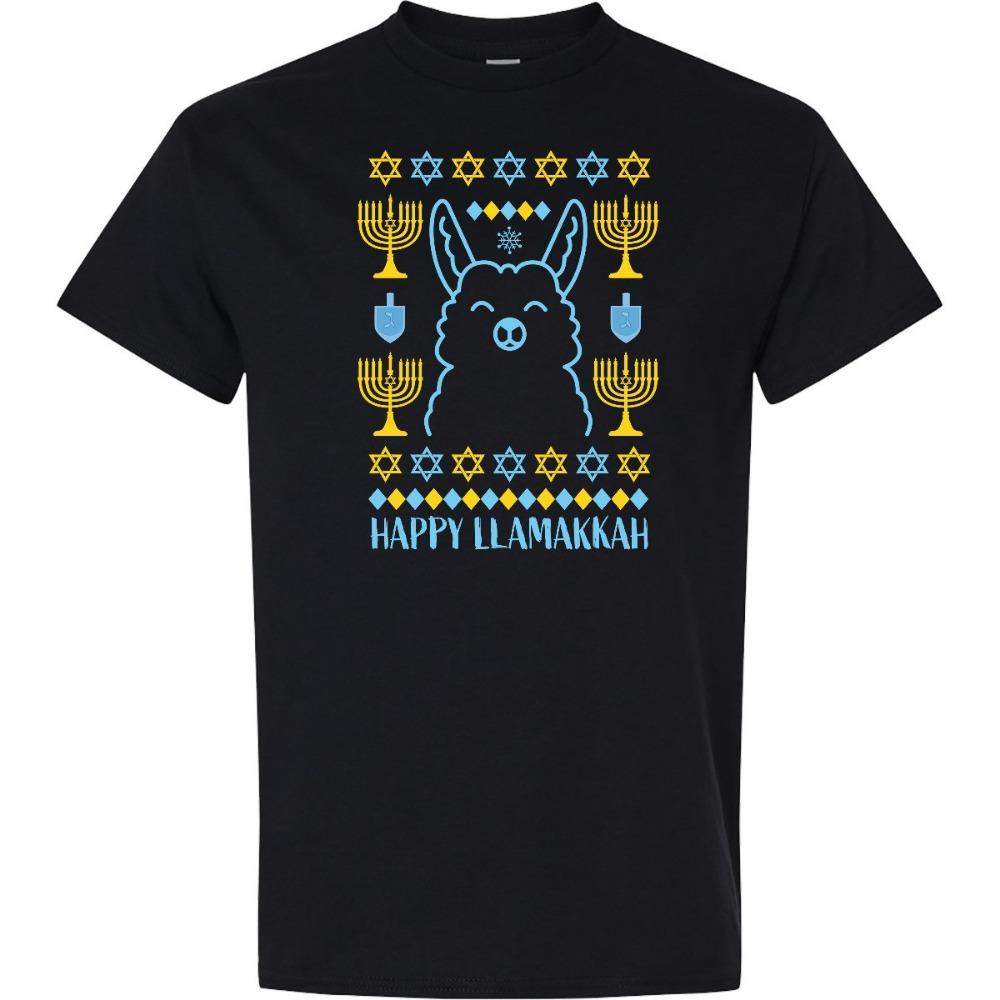 Hannukkah Happy With Unisexorah Tshirt Unisex Unisex Creativity Style Sweatshirt Street Fashion New Casual Simple Oneck T Shirt
