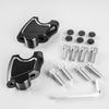 WOOGA Motorcycle Handlebar Risers 45mm Lossless Mount Aluminum Handlebar Raise 25mm Rearward Handlebar Height Up Adapter Fits Honda Rebel CMX 1100 CMX