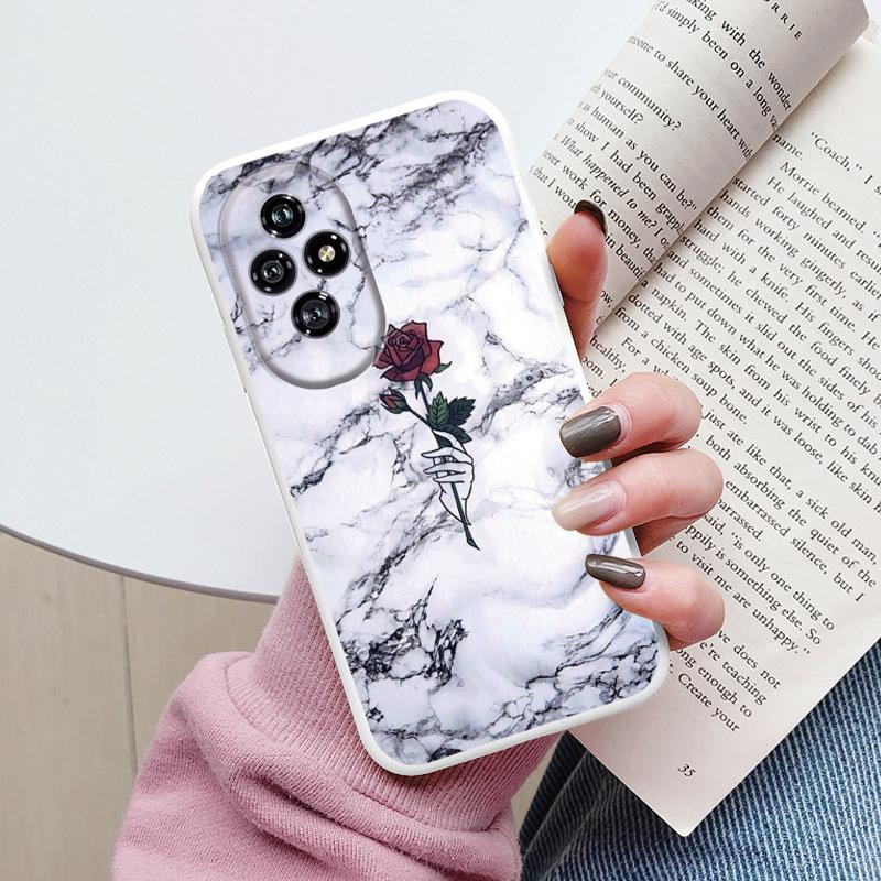 

Colorful Marble Case For Honor 200 Luxury Soft Shockproof Cover Fundas For Honor200 90 Lite Shell Watercolor Oil Painting Coque Honor 90 Lite