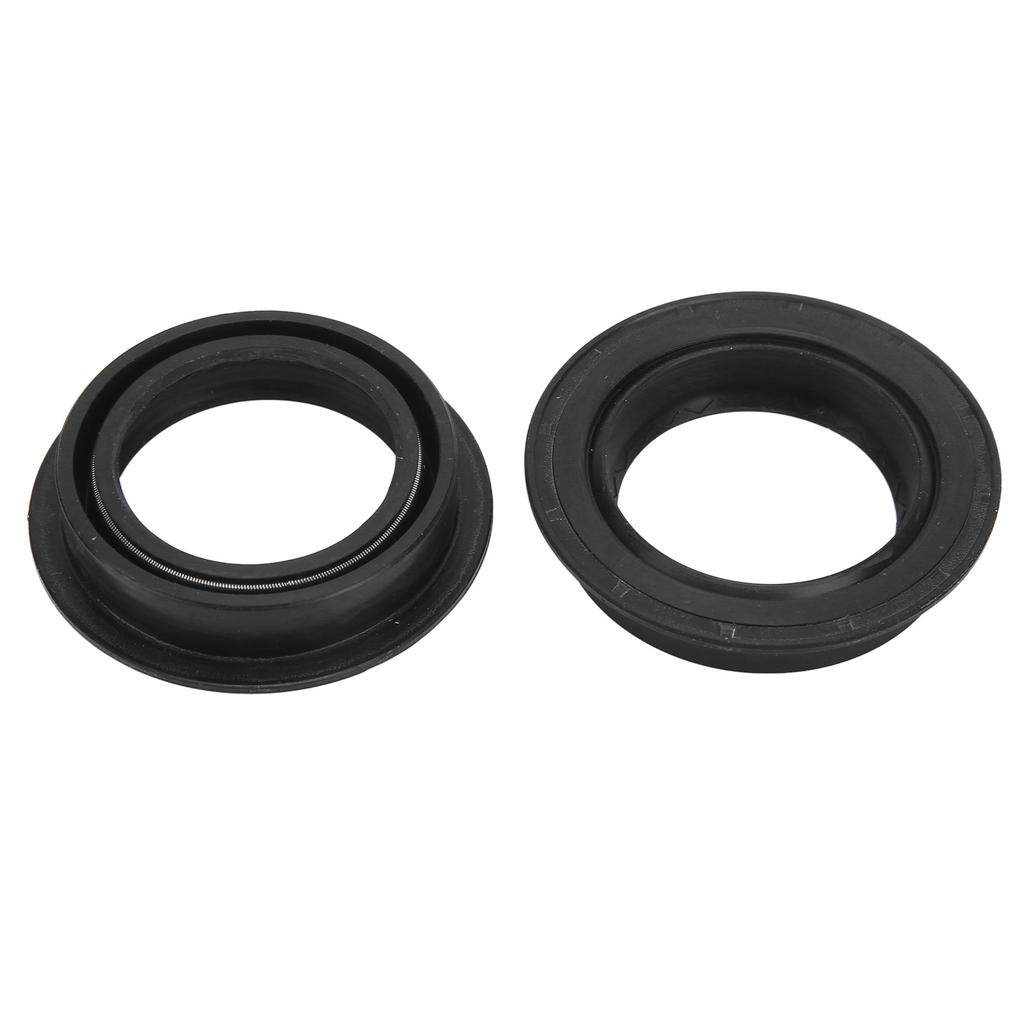 2pcs Front Inner Axle Seal 40533‑01J00 Rubber Black Replacement for Nissan Patrol Y60 Y61