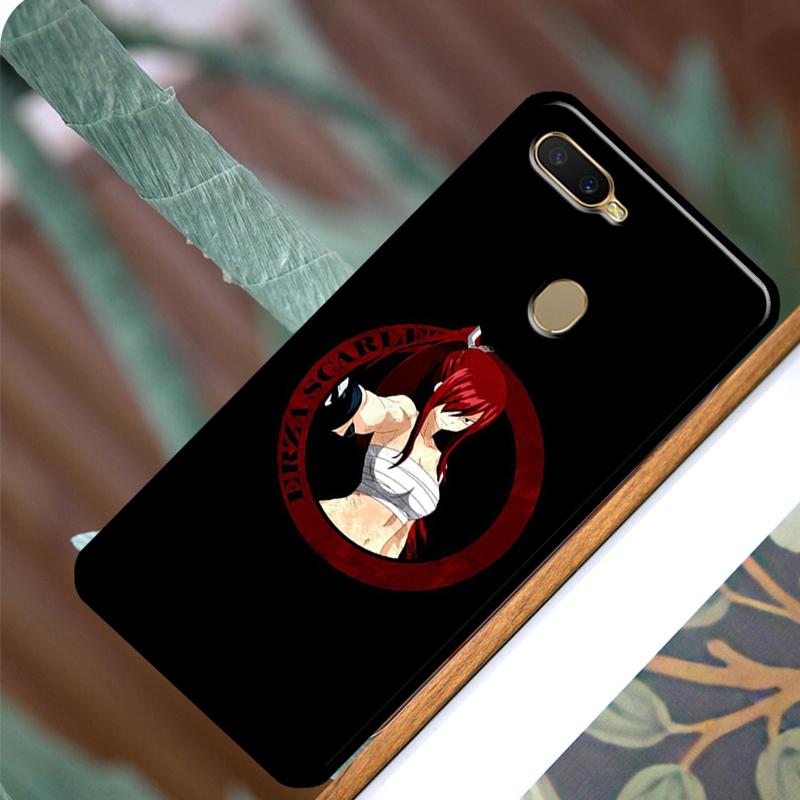 

Эрза Скарлет Fairy Tail аниме чехол для OPPO A52 A72 A54 A74 A94 A1K A15 A83 A91 A5 A9 A31 A53 A53S A3S A5S чехол для телефона OPPO A1K