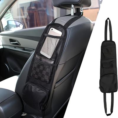 Organizér na sedadlo do auta s viacerými vreckami Odolný polyester Ideálny pre telefóny Peňaženky Okuliare Pasuje do áut SUV Nákladných áut Sedadlo do auta Auto Príslušenstvo Poťahy na sedadlá