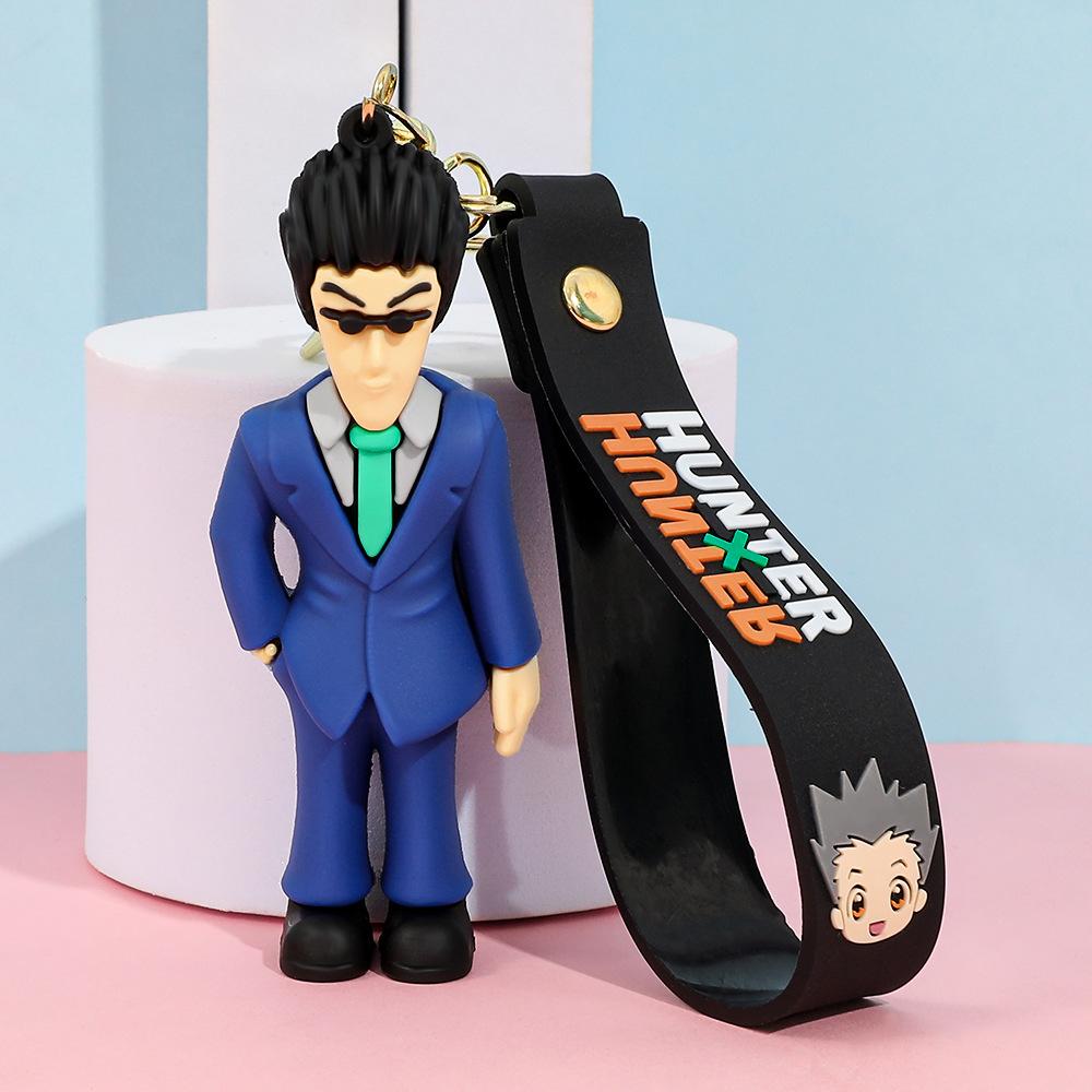 Anime Hunter x Hunter Keychain, Cosplay GON·FREECSS Doll Killua Figure Keyrings Car Bag Key Chain Accessories Wholesale