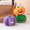 Luminous Halloween Pumpkin Plush Keychain Doll Ornament