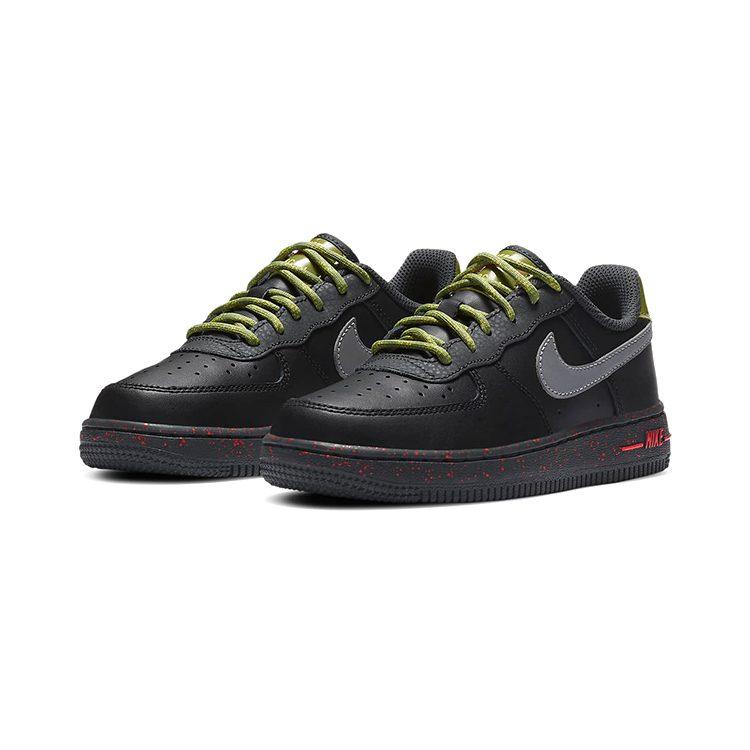 Nike Air Force 1 Low Black Asparagus PS DC2098-001