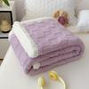 Coperta Plaid in Pile Soffice Inverno Coperte Ispessite Copripiumino Double Face Copridivano Letto Morbido Caldo Plaid Copriletto Camera da Letto