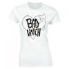 Funny Goth Bad Witch Ladies Skinny Fit Tshirt