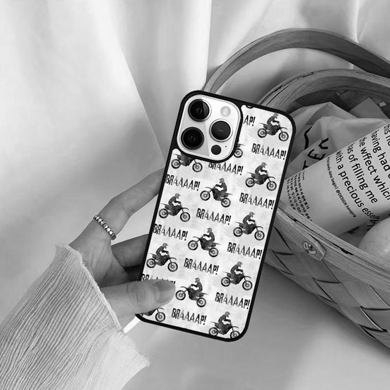 Moto Bike Motocross  Phone Case For IPhone 18 17 Air 16 15 14 11 12 13 Pro  MAX Plus Coque Cover Shell