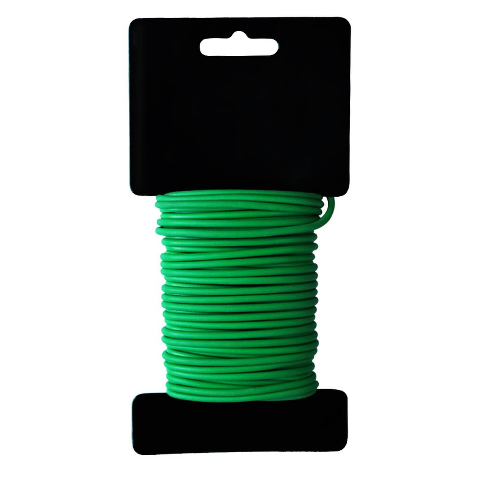 

Flexible Garden Plant Tying Wire 3 5mm Diameter 10 Meters Length Soft Round TPR Coated Support Line for Outdoor and Indoor Use one size зелёный