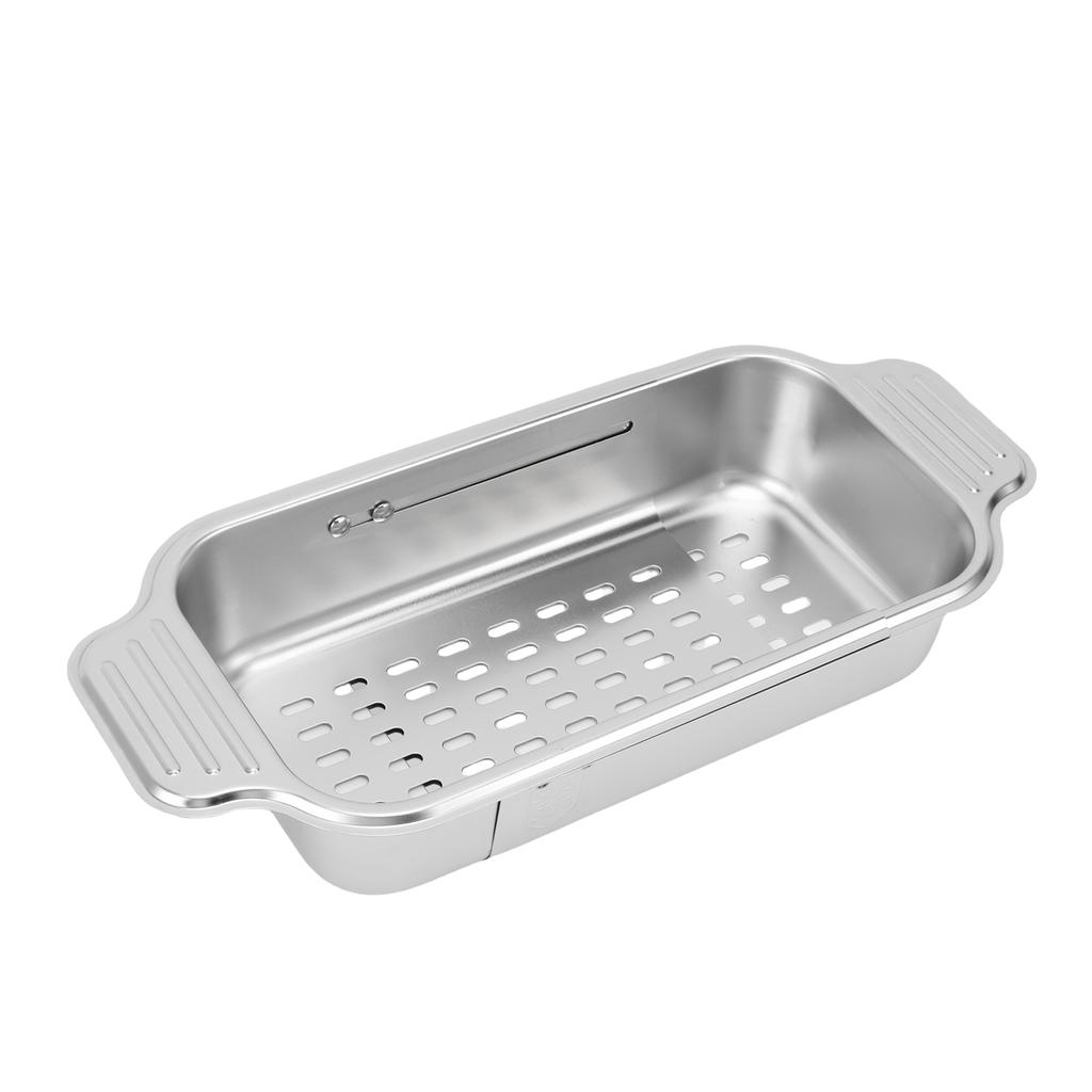 Over The Sink Strainer Extendable 304 Stainless Steel Over The Sink Colander for Kichen Washing Vegetables Fruits