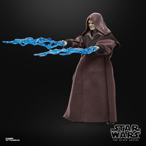 Hasbro Star Wars Black Series Darth Sidious, Star Wars Episode III: Revenge of the Sith Collectible 6-inch (15cm) Action Figure G0023, Authentic