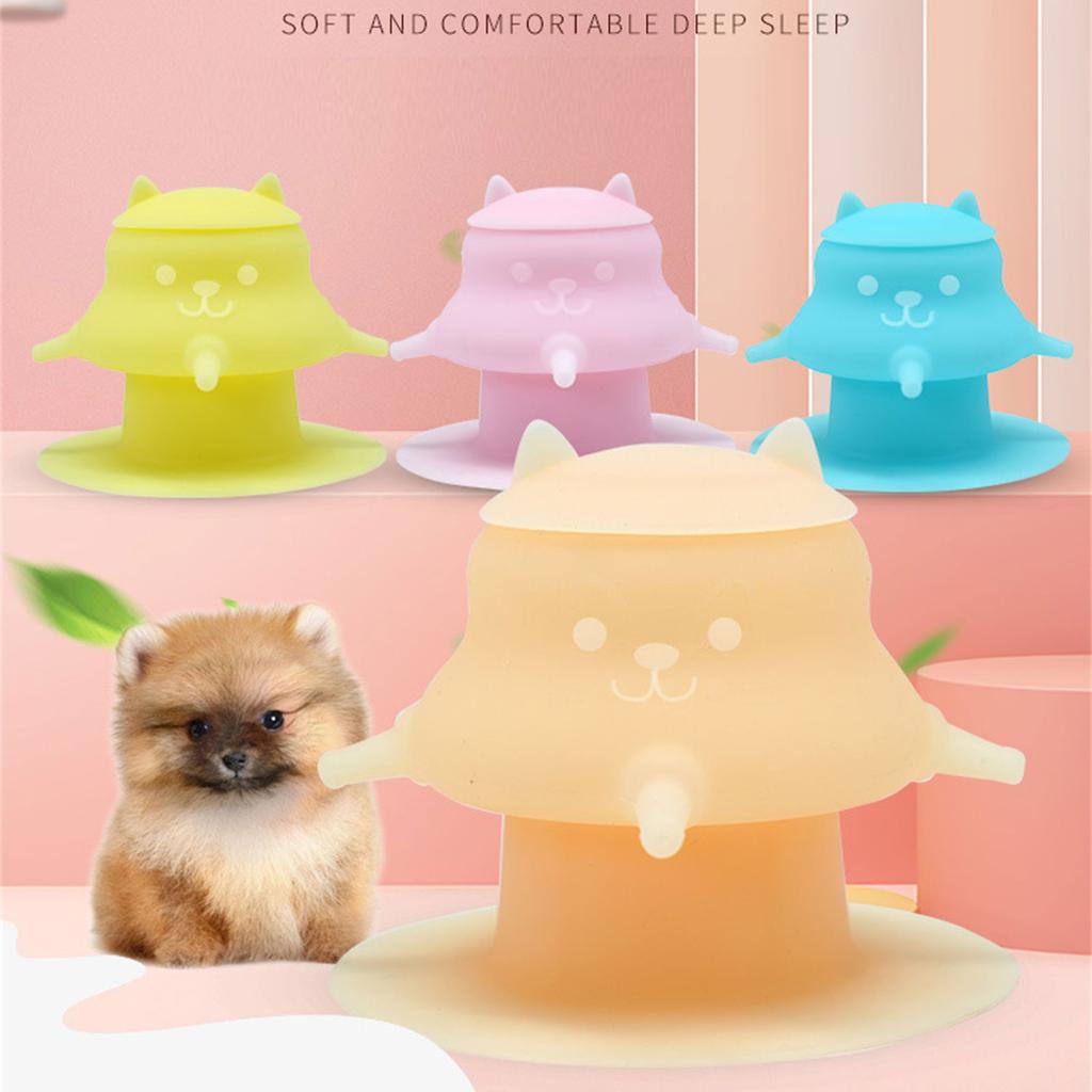 Silicones Pet Milk Bottle For Small Animals With Multiple Nipples Size Secure Suction Base Design