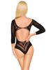 Body Fantaisie Three-Quarter Sleeve Black Under My Spell Ph0115 Blk