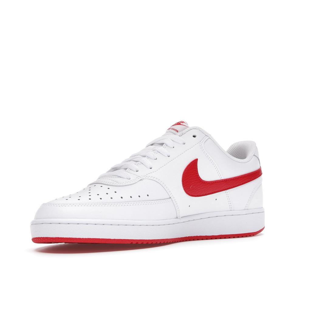Nike Court Vision Low Men White University Red CD5463-102